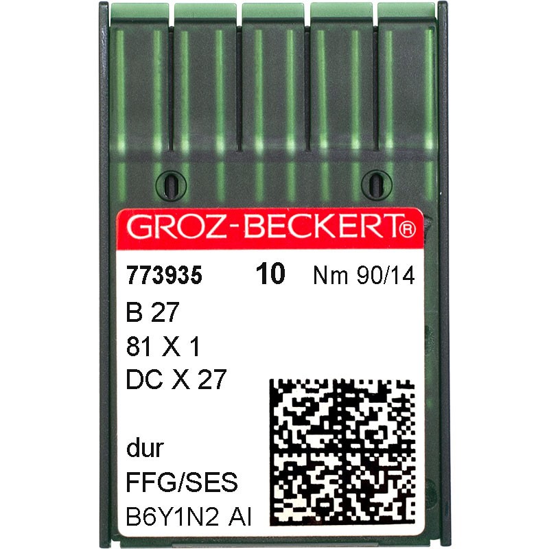 Иглы промышленные Groz-Beckert DCx27 SES №90