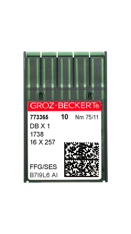 Голки промислові Groz-Beckert DBx1 SES №75
