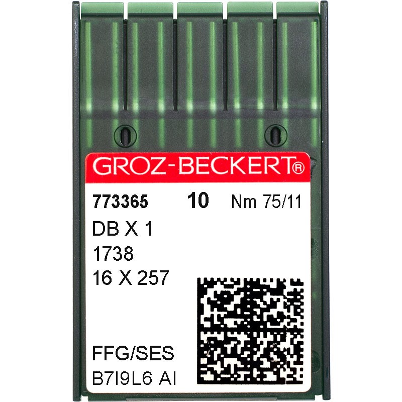 Иглы промышленные Groz-Beckert DBx1 SES №75