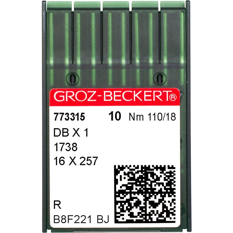 Иглы промышленные Groz-Beckert DBx1 R №110