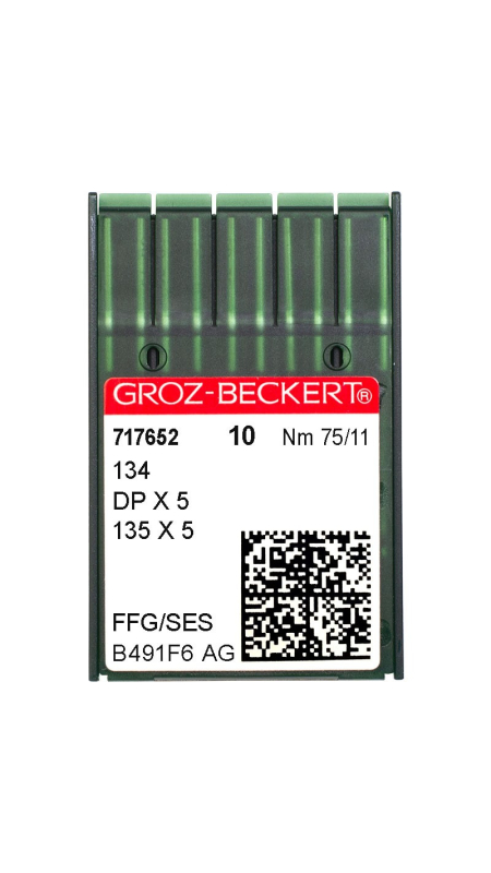 Голки промислові Groz-Beckert DPx5 SES №75