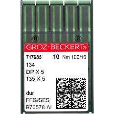 Иглы промышленные Groz-Beckert DPx5 SES №100 фото