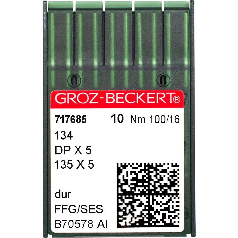 Иглы промышленные Groz-Beckert DPx5 SES №100