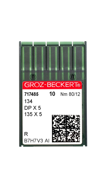 Голки промислові Groz-Beckert DPx5 R №80