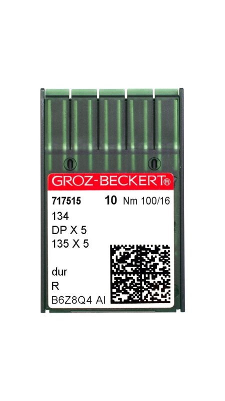 Иглы промышленные Groz-Beckert DPx5 R №100