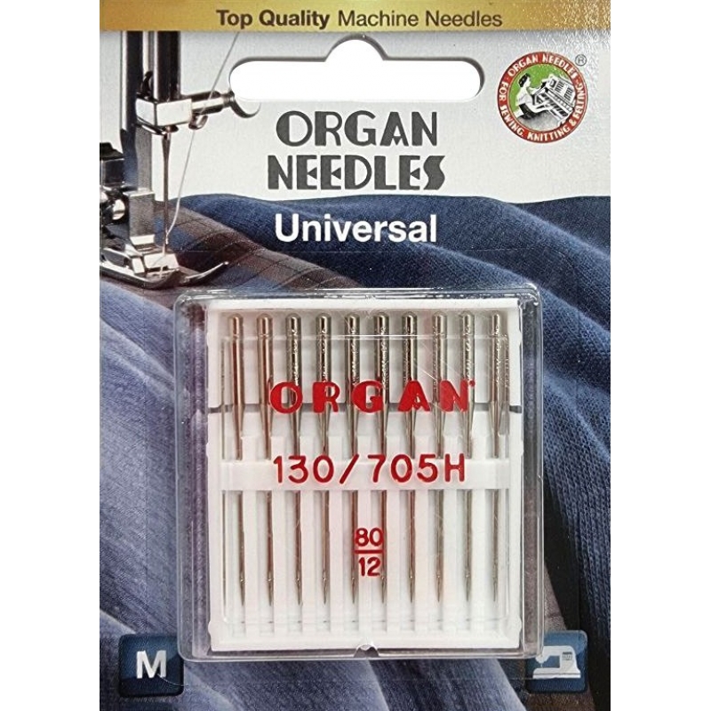 Иглы универсальные Organ Universal №80 10 штук