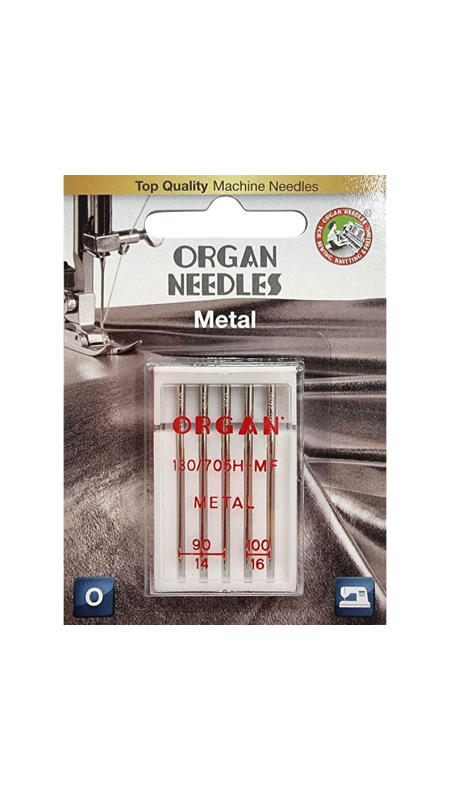 Голки для металізованих ниток Organ Metal №90/100
