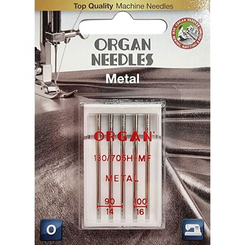 Голки для металізованих ниток Organ Metal №90/100