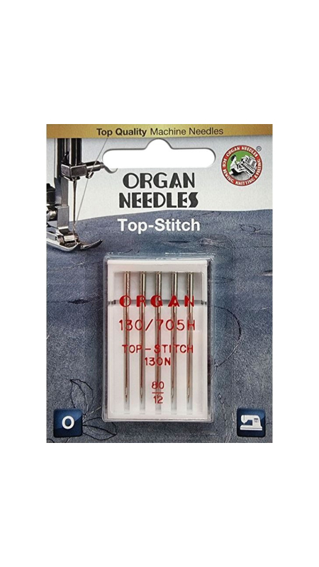 Голки для штопання і вишивки Organ Top-Stitch №80 5 штук