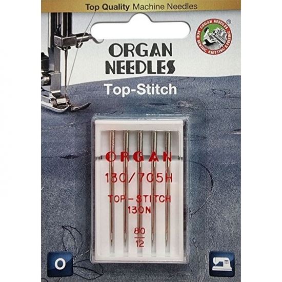Иглы для штопки и вышивки Organ Top-Stitch №80 5 штук