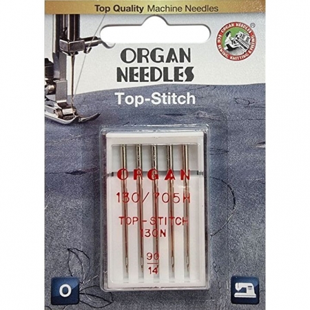 Голки для штопання і вишивки Organ Top-Stitch №90 5 штук
