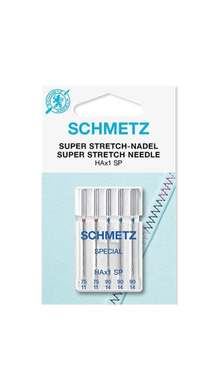 Иглы для стрейча Schmetz Super Stretch №75-90