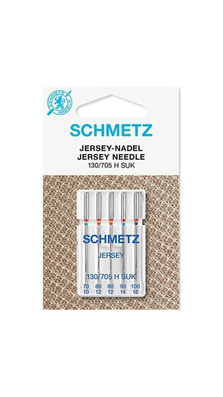 Иглы для джерси и вязаных изделий Schmetz Jersey №70-100