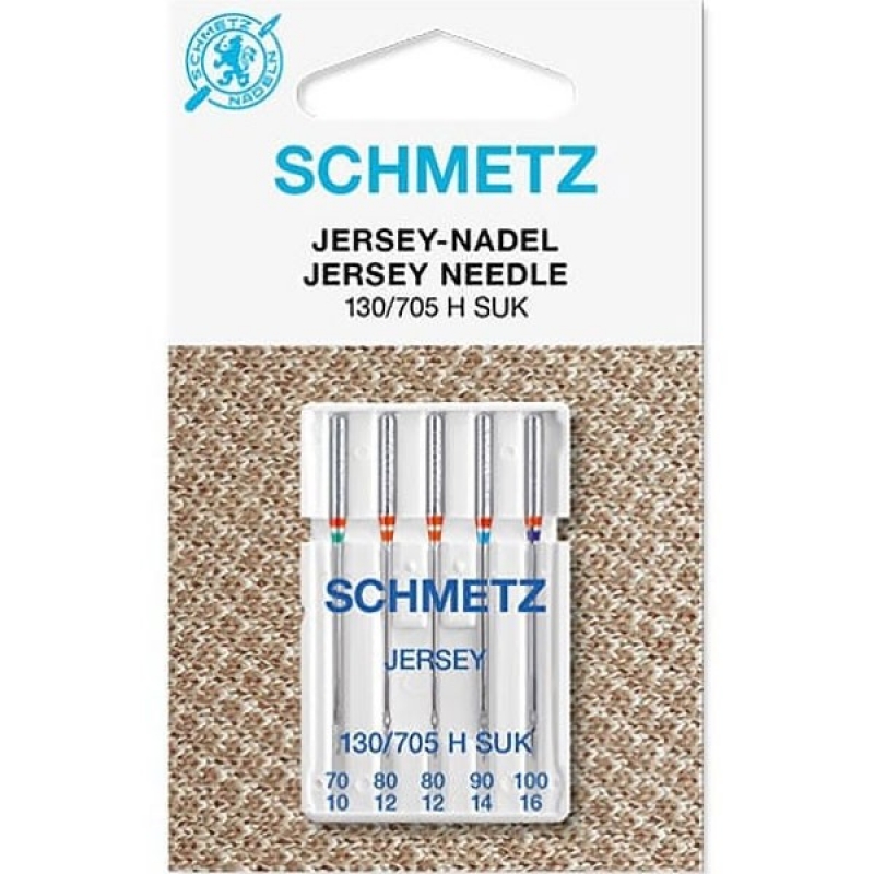 Иглы для джерси и вязаных изделий Schmetz Jersey №70-100