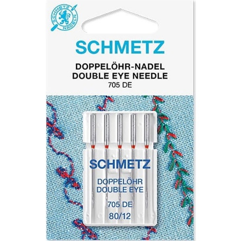 Иглы Schmetz Double Eye №80