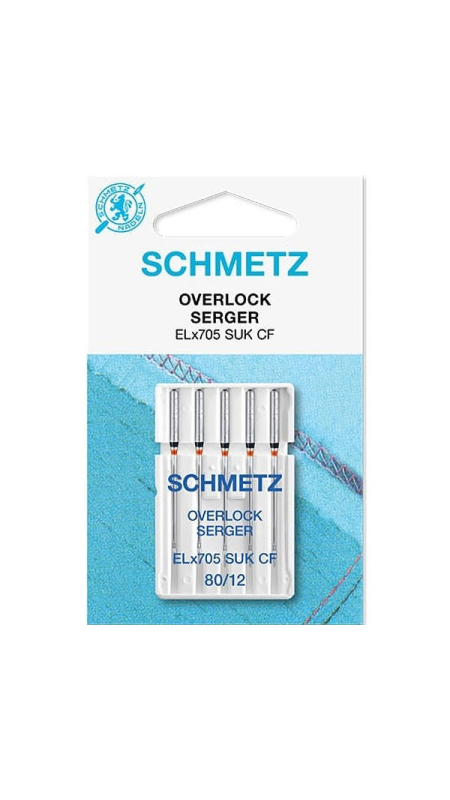 Иглы для оверлока Schmetz Overlock CF №80