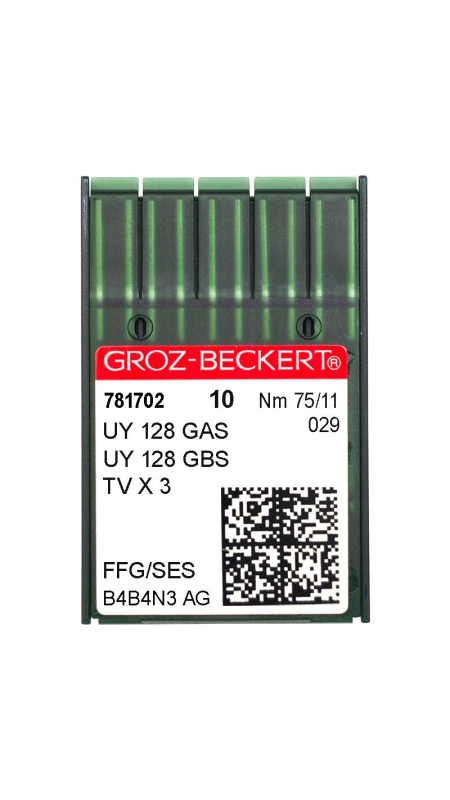 Голки промислові Groz-Beckert UY128GAS SES №75