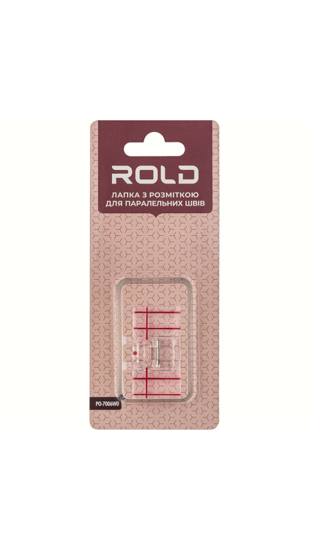 Лапка с разметкой для параллельных швов Rold PO-7006W0