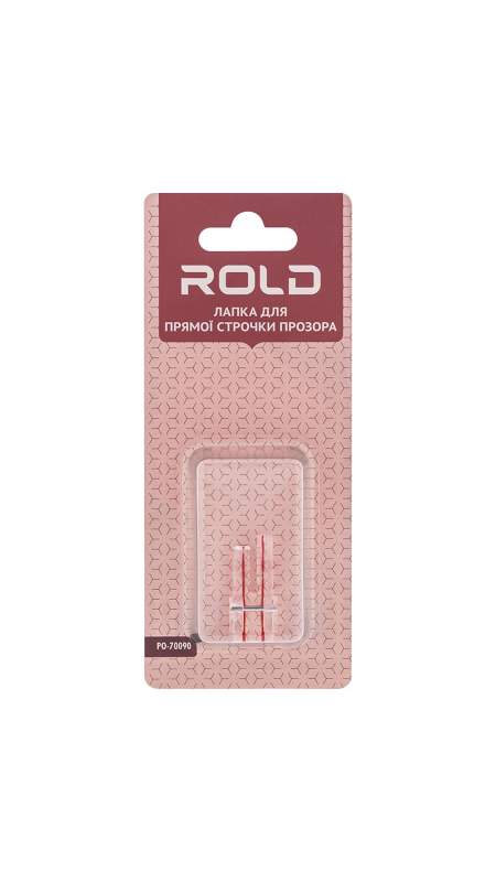 Лапка для прямой строчки прозрачная Rold PO-70090/1