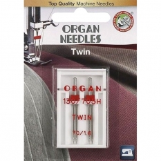 Игла двойная универсальная Organ Twin №70/1.6 фото