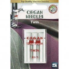 Игла двойная универсальная Organ Twin №80/3.0 фото