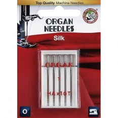Иглы для шелка Organ Silk HAx1GT №55 5 шт. фото