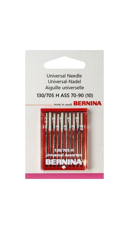 002 507 71 00 Bernina 130/705 H ASS 70-90 иглы универсальные 10 шт.