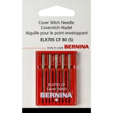 104 601 70 01 Bernina ELX705 CF 80 иглы для плоского шва 5 шт. фото