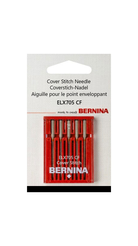 607 529 71 00 Bernina ELX705 CF 90 иглы для плоского шва 5 шт.