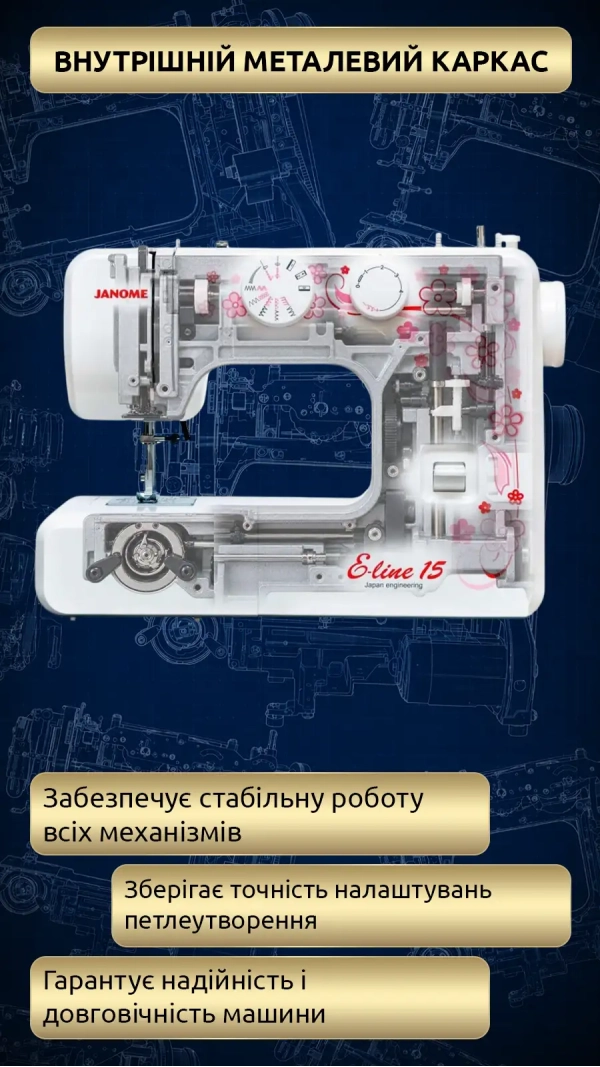 Швейная машина JANOME E-Line 15