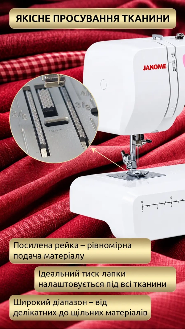 Швейна машина JANOME JQ 2515S