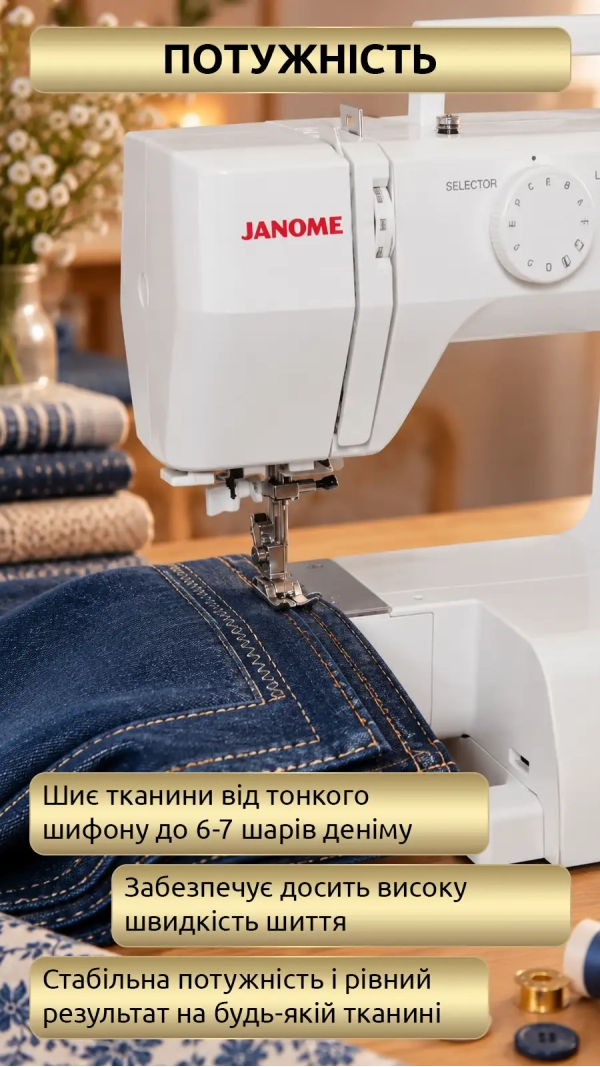 Швейна машина JANOME Juno 513