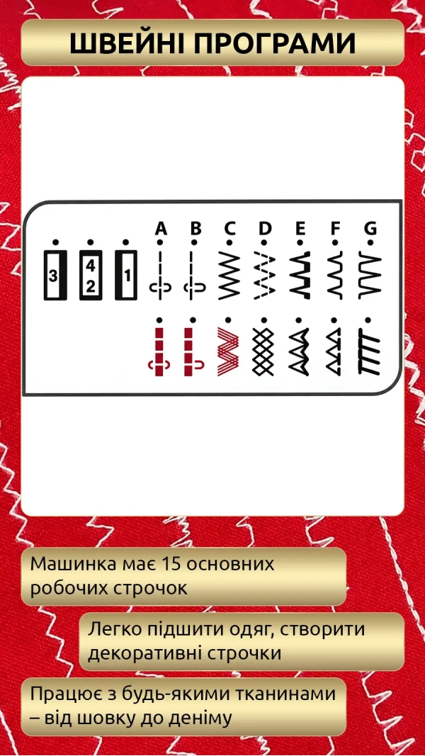 Швейна машина JANOME Juno 513