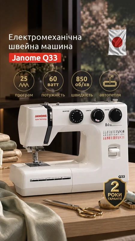 Швейна машина Janome Q33