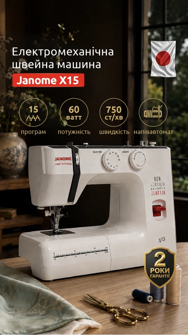 Швейная машина Janome X15