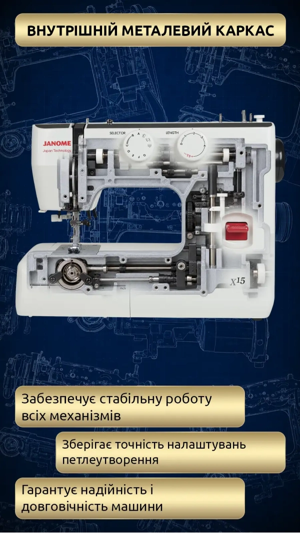 Швейная машина Janome X15