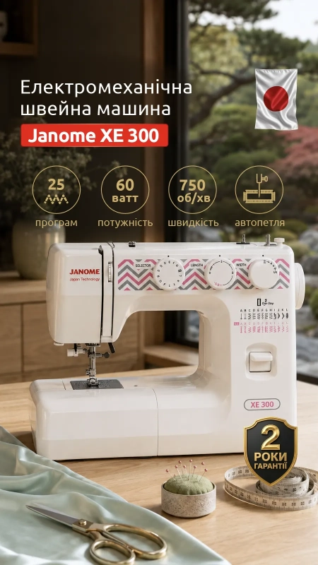 Швейна машина Janome XE 300