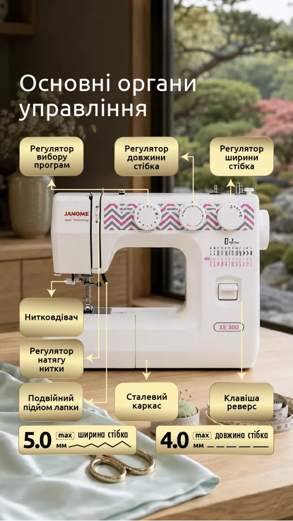 Швейная машина Janome XE 300