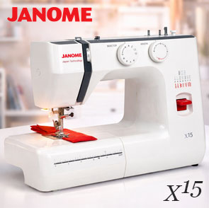 Janome X15: просте рішення для комфортного шиття