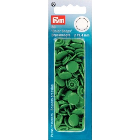 Кнопки зеленые Color Snaps 12,4 мм Prym 393151
