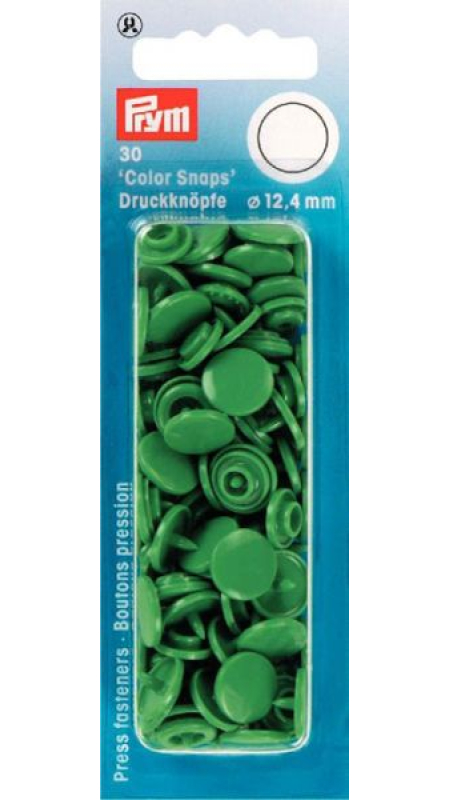 Кнопки зеленые Color Snaps 12,4 мм Prym 393151