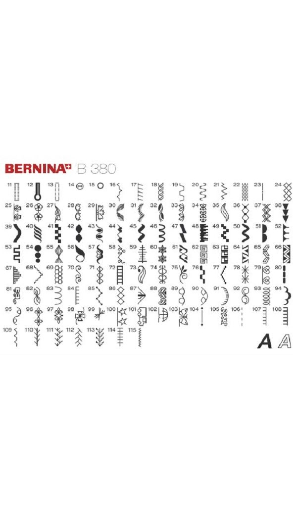Швейная машина BERNINA B 380