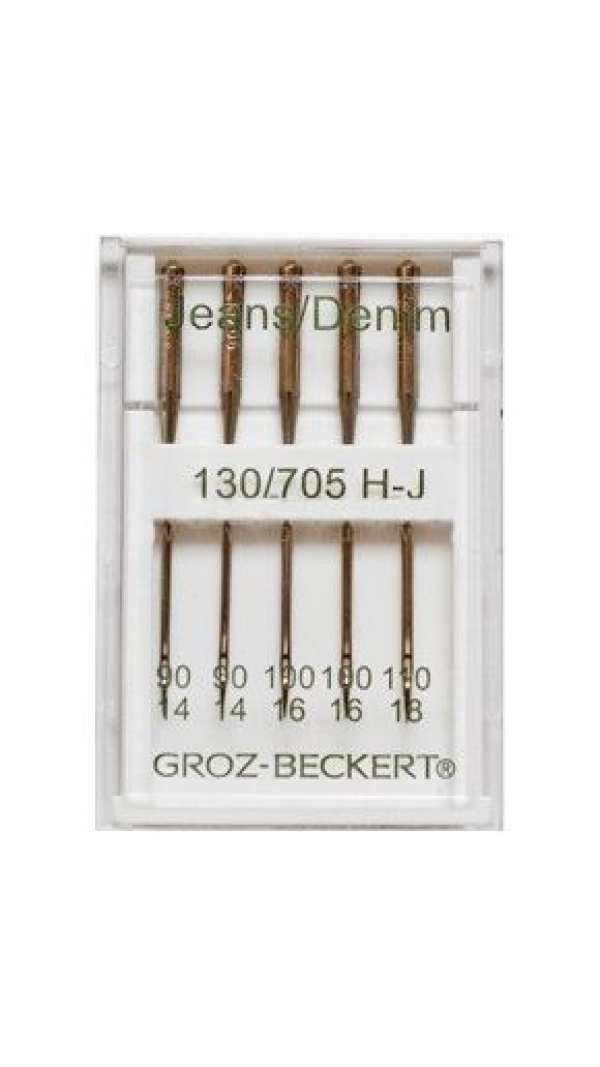 Иглы Groz-Beckert "Jeans" ассорти №90-110
