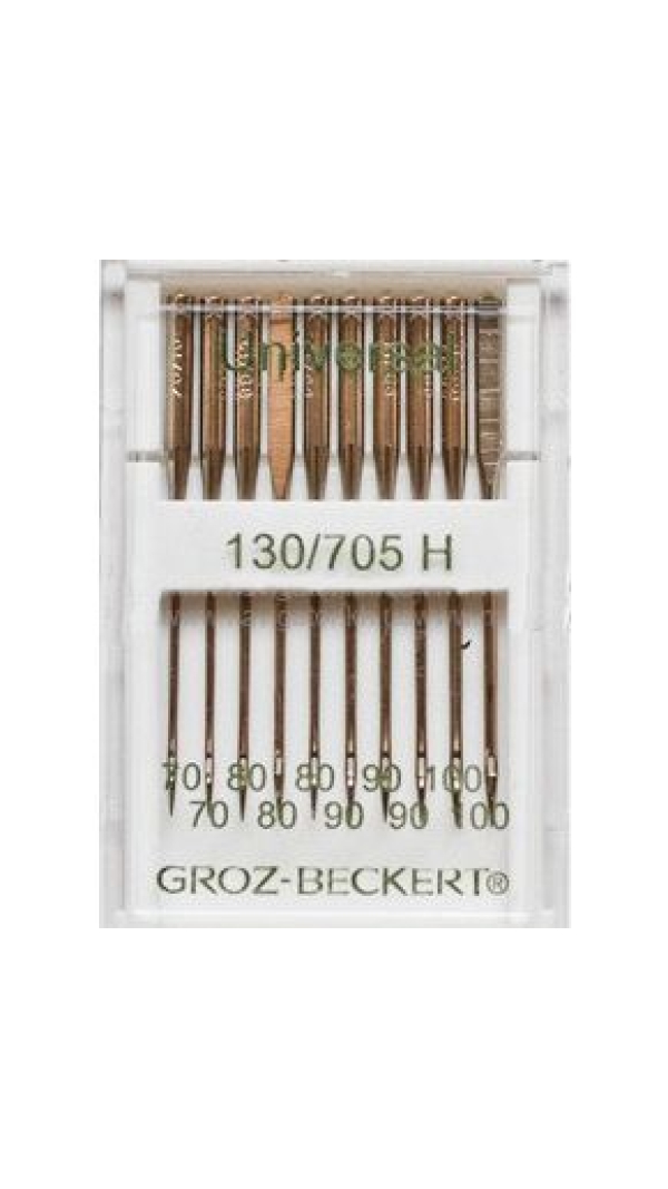 Иглы Groz-Beckert универсальные ассорти №70-100 (10 штук)