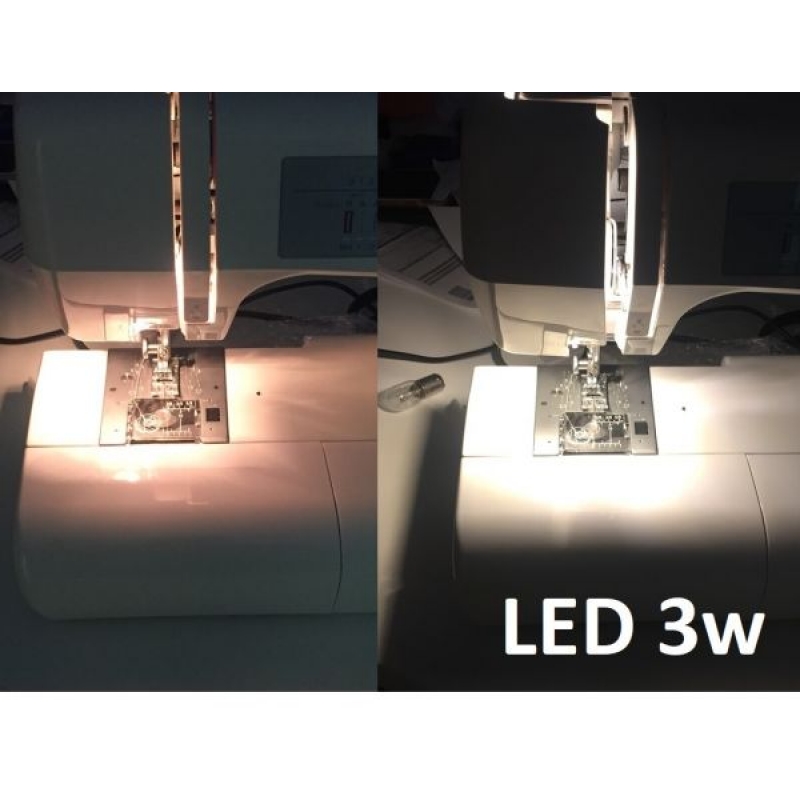 Лампа LED двухконтактная для швейных машин 3W
