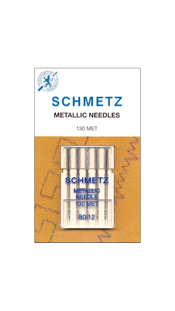 Иглы металлик Schmetz Metallic №80