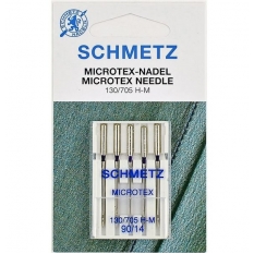 Голки для мікротекстиля Schmetz Microtex №90 фото