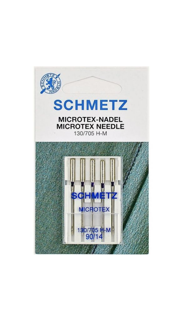 Голки для мікротекстиля Schmetz Microtex №90