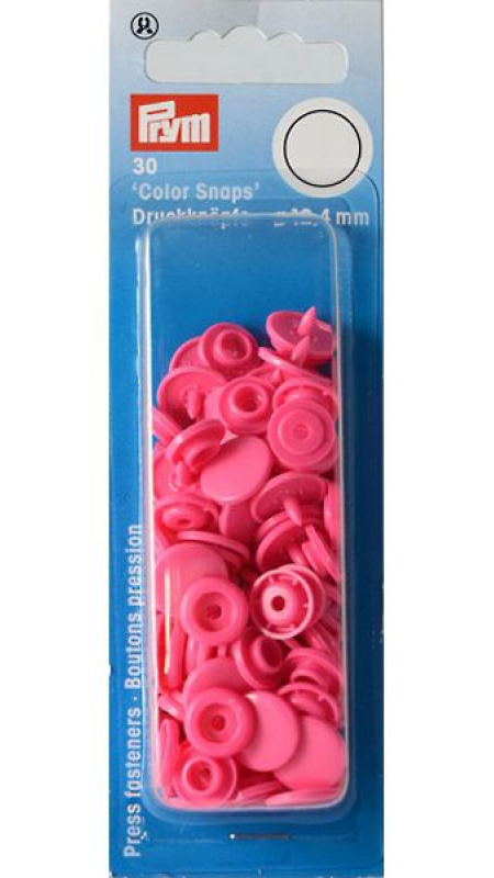 Кнопки розовые Color Snaps 12,4 мм Prym 393147