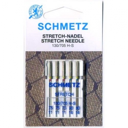 Иглы для трикотажа ассорти Schmetz Stretch №75-90
